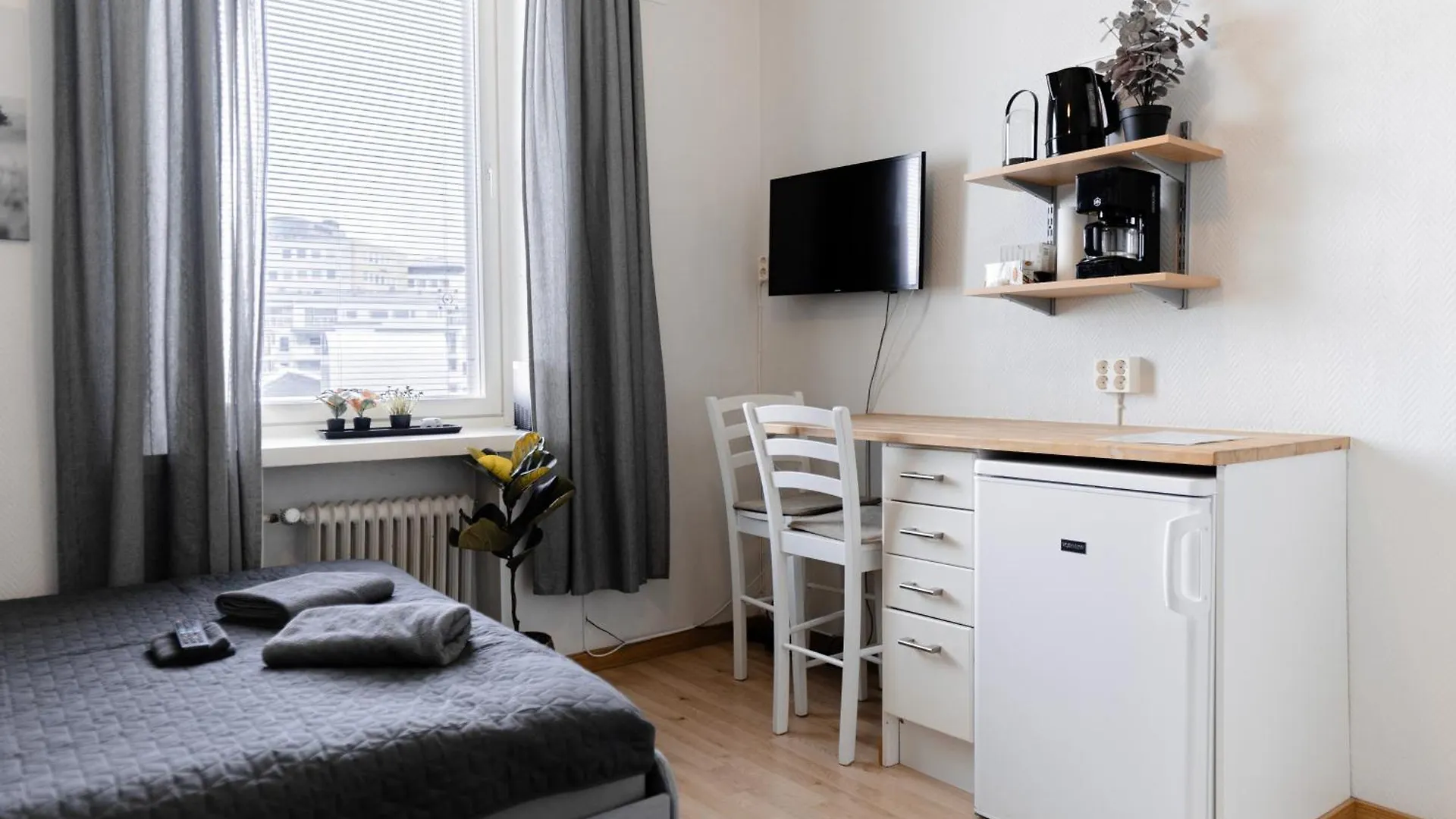 Nordstay - Stylish Central Studio Self Check-In Helsinki Apartment